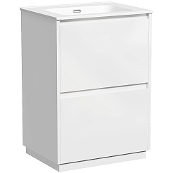 Sancos Тумба под раковину Libra Floor 60 белый глянец – фотография-1