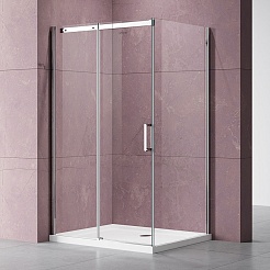 Vincea Душевой уголок Dice 130x100 VSR-4D1013CL профиль хром стекло прозрачное – фотография-2