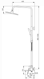 Mixline Душевая стойка 554242 – фотография-3