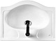 Акватон Мебель для ванной Фиджи 60 белая – фотография-22