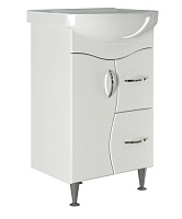 Mixline Тумба с раковиной Классик 50 белая