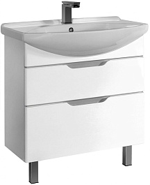 Dreja Тумба с раковиной Laguna Plus 75 напольная – фотография-1