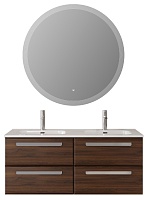 BelBagno Мебель для ванной Eco Cer-N 120 с 4 ящиками орех шоколад софт CZR-8073-120-2 ручки серые