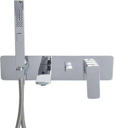 Allen Brau Смеситель для ванны с душем Infinity 5.21007-00 (с внутренней частью) хром – фотография-4