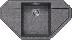 Dr. Gans Мойка кухонная Крона 910 угловая базальт