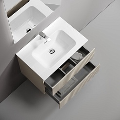 Sancos Мебель для ванной Snob T 70 beige soft – фотография-7