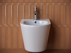 Ceramicanova Подвесное биде Forma CN3012 белое – фотография-5