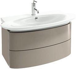 Jacob Delafon Тумба с раковиной "Presquile 100" титан – фотография-1