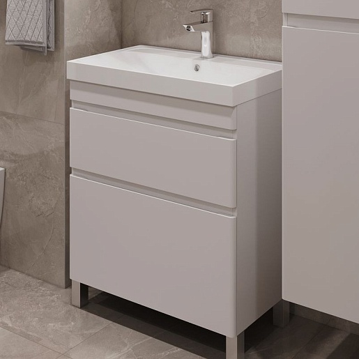 Aquanet Мебель для ванной Слим 70 белый сатин – картинка-11