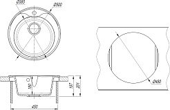 Dr. Gans Мойка кухонная Ротанг 500 везувий – фотография-4