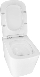 Azario Унитаз подвесной Cascad M AZ-10002 безободковый белый – фотография-7