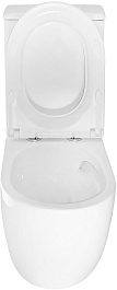 Azario Унитаз-компакт Riano AZ-1307A безободковый с бачком с сиденьем микролифт белый – фотография-7