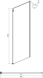 Ambassador  Душевой уголок Benefit 130x100 19022202HBB-100HBB – фотография-8