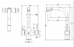 Bravat Смеситель для кухни Palace F729261CP-RUS – фотография-2