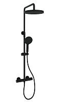 Sancos Душевая система Teo с термостатом черный SC11001MB