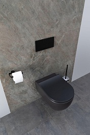 Allen Brau Чаша подвесного унитаза Priority 4.31001.31 чёрный матовый – фотография-13