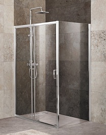 BelBagno Душевой уголок Unique 135/100 UNIQUE-AH-1-120/135-100-C-Cr – фотография-1