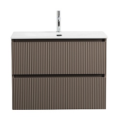 BelBagno Тумба с раковиной Uno mini 90 подвесная Бежевый матовый с раковиной BB-8099-3-90 – фотография-3