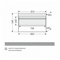 СанТа Мебель для ванной Марс 80 – фотография-5