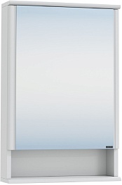 СанТа Зеркальный шкаф Вегас 50 белый – фотография-1