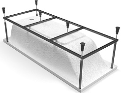 Cersanit Каркас для ванны Zen 180 – фотография-3