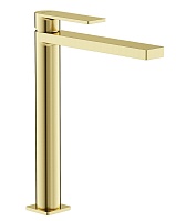 Sancos Смеситель для раковины Studio брашированное золото PVD покрытие SC9016BG