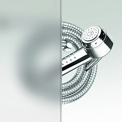 RGW Душевой уголок Passage PA-76 (PA-016 + Z-050-2) 130x80 профиль хром стекло матовое сатинат – фотография-3