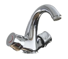 Mixline Смеситель для раковины 1/2 керамический ML09-04 под шпильку (без подводки)