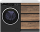 Misty Тумба под раковину Коломбо 60 под стиральную машину дуб галифакс/антрацит – фотография-15