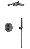 Sancos Душевой комплект Etna SC9010MB черный матовый