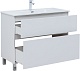 Aquanet Тумба с раковиной Вега 100 Flat белая – картинка-19