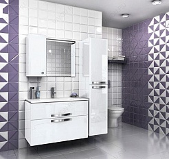  Тумба с раковиной Nota 90 белая – фотография-3