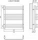 Lemark Полотенцесушитель водяной Luna П7 500x600 хром – картинка-10