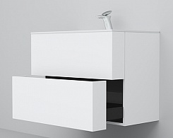 Am.Pm Мебель для ванной SPIRIT 2.0 100 белый глянец, зеркало – фотография-9
