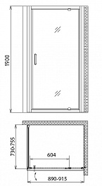 Gemy Душевой уголок Sunny Bay S28170-A75 – фотография-3