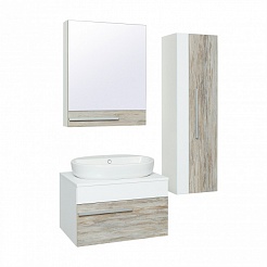 Runo Зеркало-шкаф для ванной Вудлайн 60 – фотография-4