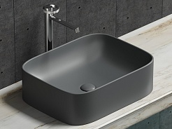 Ceramicanova Мебельная раковина Element 50 CN6052MDH тёмный антрацит матовый – фотография-9