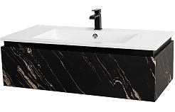 Cezares Тумба под раковину Slider 100 подвесная чёрный фьюжн – фотография-1