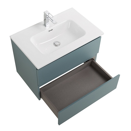 BelBagno Тумба под раковину Kraft 60 подвесная Голубой Матовый – картинка-7