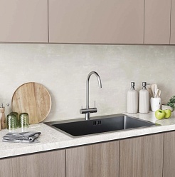 Mixline Смеситель для кухни 35k MLSS-0326 сатин – фотография-3