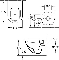 Villeroy & Boch Унитаз подвесной Subway 2.0 6600 10 01 – фотография-3