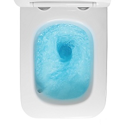 Azario Унитаз подвесной Indor AZ-9004WT безободковый белый – фотография-13