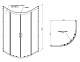 Am.Pm Душевой уголок Gem W90G-401-090WT – фотография-8