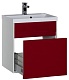 Aquanet Тумба с раковиной "Латина 60" бордо 1 ящик (179936) – картинка-7