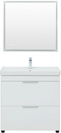 Aquanet Тумба с раковиной Ирис New 70 белая – фотография-14