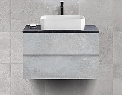 Cezares Тумба с раковиной Molveno-46 80 подвесная beton столешница KEP-80-MNO – фотография-1