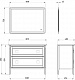 ASB-Woodline Мебель для ванной Рома 100Н белая – фотография-25