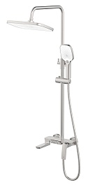 Azario Душевая стойка Conda AZ-K2311BN сатин – фотография-1