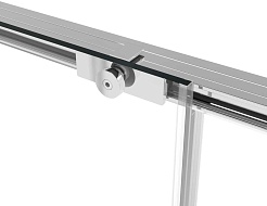 Vincea Душевой уголок Slim Soft 100x100 VSR-1SS1010CL профиль хром стекло прозрачное – фотография-10
