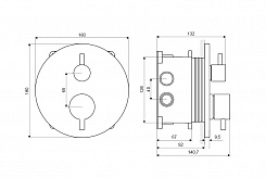 Excellent Душевой комплект FROST TERMO AREX.4401CR – фотография-4